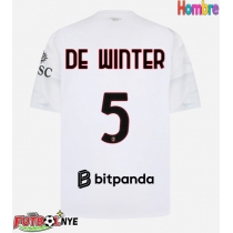 Camiseta AC Milan Koni De Winter #5 Visitante Equipación 2026-27 manga corta